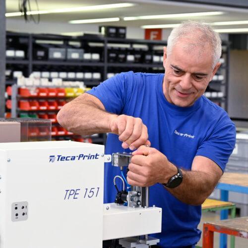 Montage Tampondruckmaschine TPE 151