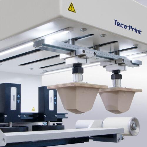 Tampondruckmaschine TPE 401, 2 Farben, Detail Farbgeber