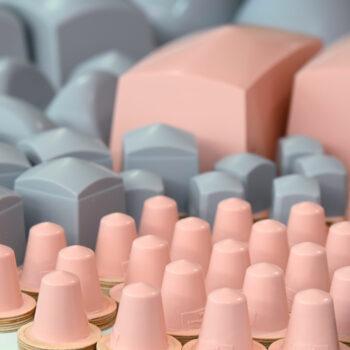 Teca-Print Auswahl an Drucktampons