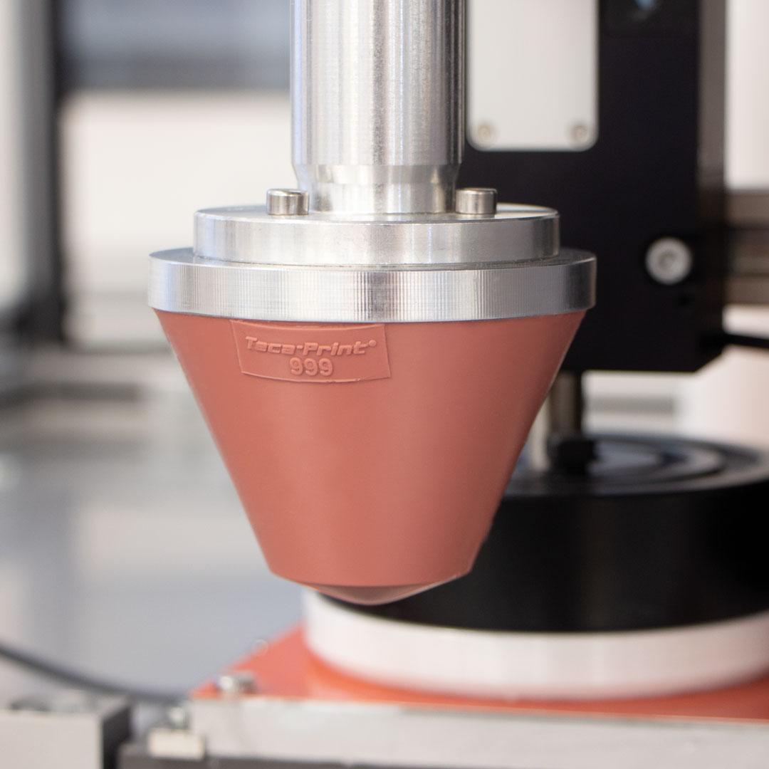 Teca-Print Drucktampon FDA in Tampondruckmaschine