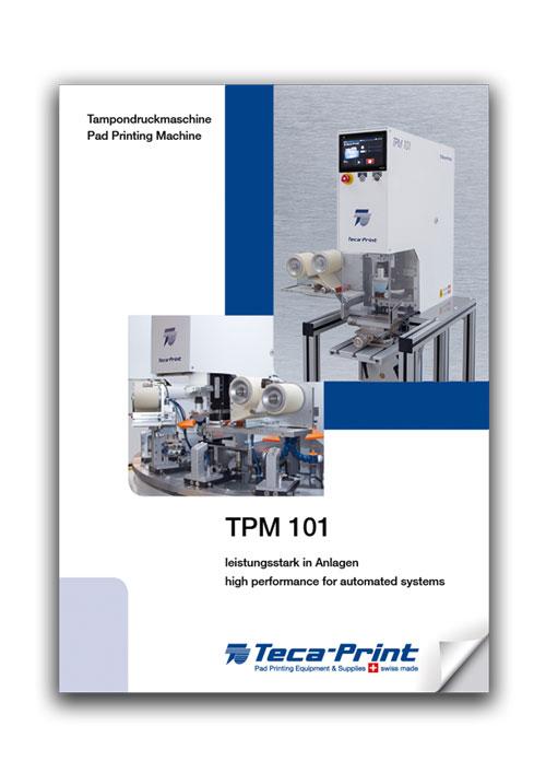 Tampondruckmaschine TPM 101 Prospekt