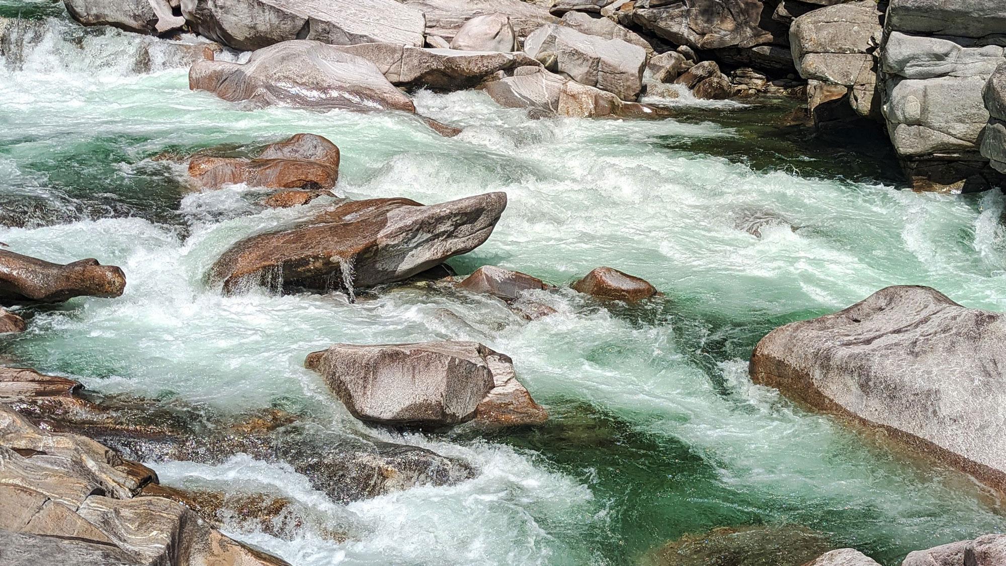 Schweiz Verszascatal Fluss