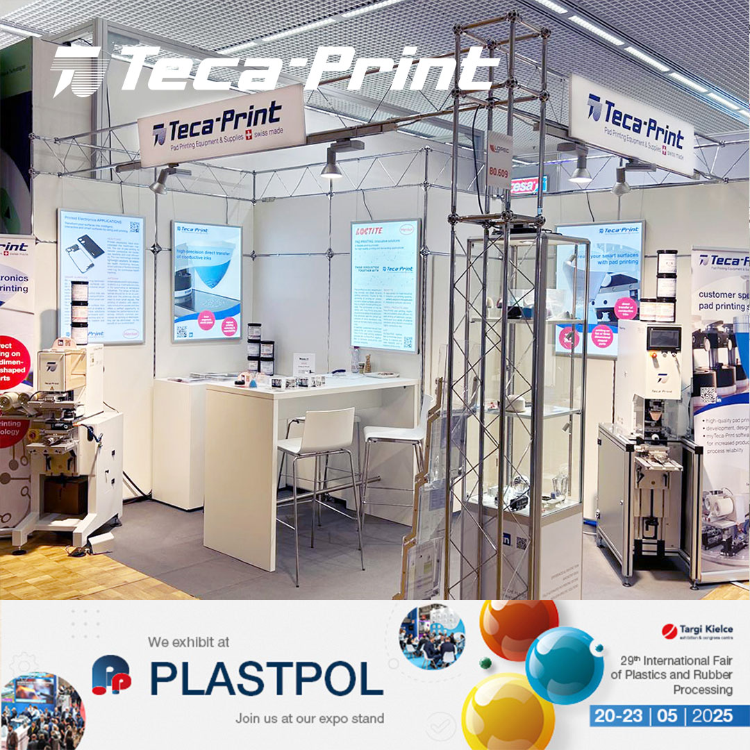 Teca-Print an der Messe - Messestand